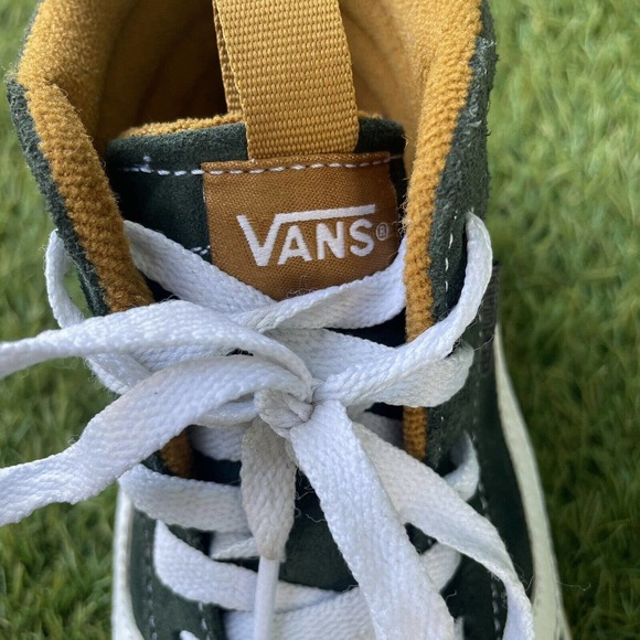 Vans Filmore Hi Vansguard Youth Shoes Size 7y Forrest Green Sued/Tan/White - Picture 12 of 12